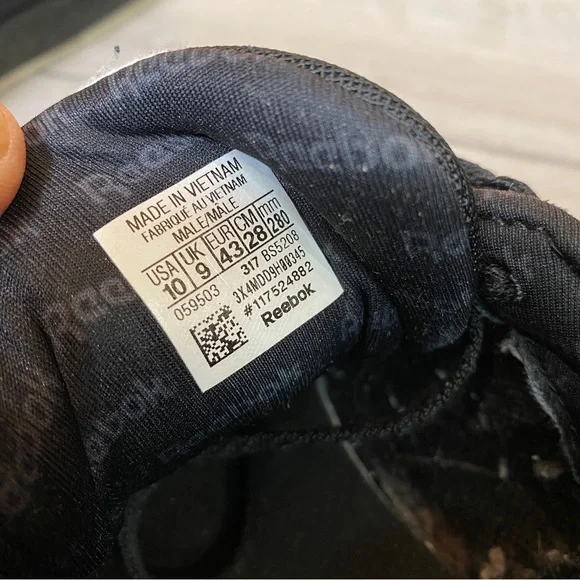 Reebok Classics Red and Blue Leather Trainers - Size 9 - Picture 7 of 8